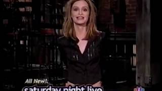 SNL Calista Flockhart Promo 11112000 [upl. by Nnagrom350]