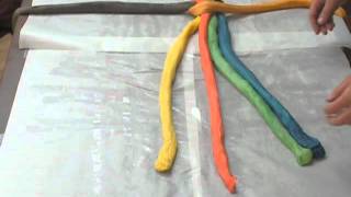 6 strand braid tutorial [upl. by Annasiul697]