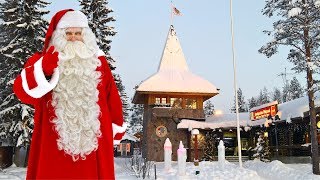 Visite du Village du Père Noël en Laponie Finlande 😍🦌🎅 Message du Papa Noël Rovaniemi Santa Claus [upl. by Fidelity]