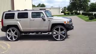 28 inch Iroc wheels 2007 Hummer H3 [upl. by Doownelg]