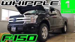 2019 F150 50 WHIPPLE SUPERCHARGER Stage 1 Dyno  Brenspeed [upl. by Eseer]