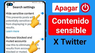 Cómo desactivar la configuración de contenido sensible de Twitter X 2024 [upl. by Ecinreb]