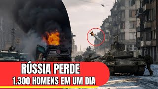 RÚSSIA SOFRE MAIS DE 1300 BAIXAS EM UM DIA TANQUES E ARTILHARIA DESTRUÍDOS PELAS FORÇAS UCRANIANAS [upl. by Ariaes125]