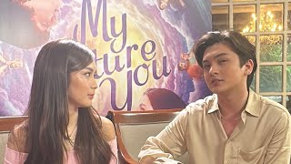 VERY WANG EXCLUSIVE FranSeth interview for MyFutureYou  Francine Diaz amp Seth Fedelin nagkaaminan [upl. by Annaul]