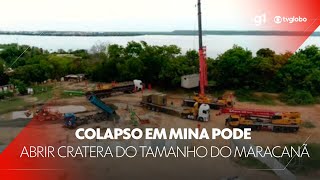 Maceió está em alerta máximo para risco de desabamento de mina usada pela Braskem g1 JN [upl. by Say]