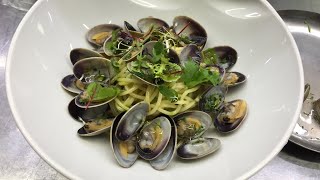 Spaghetti Vongole Recipe Spaghetti Alle Vongole  Pasta with Clams asmr [upl. by Grayson457]