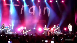 Train  Hey Soul Sister Live in Jakarta 5 December 2011 [upl. by Rugen911]