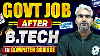 Government Jobs After Btech in Computer Science  Career Options After Btech [upl. by Meggs]