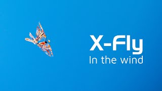 XFly In the wind  12mph winds and up to 18mph gust  NextGen RC Ornithopter Drone by Bionic Bird [upl. by Redan]