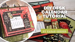 DIY Desk Calendar Tutorial [upl. by Mcnalley]