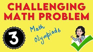 Mindbending Math Challenge For Middle Schoolers  Math Olympiads  Grades 68 [upl. by Aynat814]