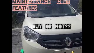 Renault Lodgy RXE 8 SEATER Review Maintenance Cost Features [upl. by Wadleigh702]