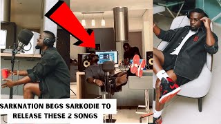 Sarknation Urges Sarkodie to Drop Anticipated Tracks Fans Beg for New Musicquot [upl. by Aerdnwahs460]