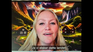 Video 1128 Lær den norske nasjonalsangen Karense synger JA VI ELSKER [upl. by Labotsirhc]