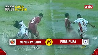 ADU KEBRUTALAN DI TENGAH GENANGAN HUJAN SEMEN PADANG VS PERSIPURA ALL FOULS  LAGAKLASIK1011 [upl. by Ettesel]