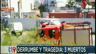 Trágico derrumbe en Santa Teresita deja tres obreros muertos [upl. by Nesline]