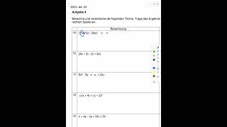 Gymnasium Aufnahmeprüfung M1 2023 A4a [upl. by Ardnoik]