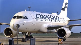 Finnair A319 OHLVL Early Morning Arrival at Norwich Airport [upl. by Llehsim804]