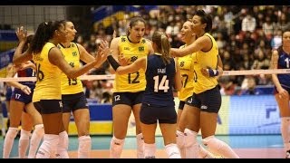 BRASIL X RUSSIA  COPA CAMPEÕES VÔLEI FEMININO 2013 [upl. by Idell196]