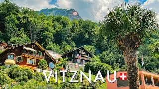 Vitznau Switzerland 4K  A magical Swiss village on Lake Lucerne [upl. by Oliviero]