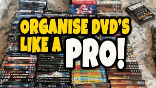 How to Organize Your DVDs and Blu Rays Like a Pro [upl. by Navek]