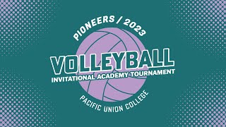 ✨ 2023 Pioneers Invitational Academy Volleyball Tournament Recap 🏐💚✨ [upl. by Ayifa]