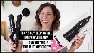 Tony amp Guy Deep Barrel Waver Review amp Tutorial Short Hair Beachy Waves  xameliax [upl. by Wharton]