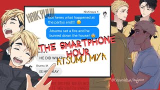 ATSUMU DID WHAT  The Smartphone Hour  Atsumu Miya  Haikyuu Lyric Prank [upl. by Ahsa]