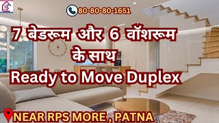 5500 sqft Luxury Duplex Flats in Patna Near RPS More 📞9971538064 duplex penthouse flatinpatna [upl. by Nosral]