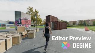 Degine NEW 3D Game Engine Editor Preview [upl. by Naras]