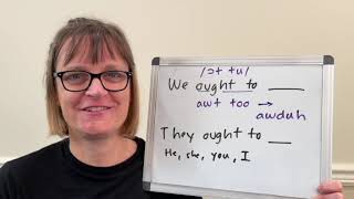 How to Pronounce quotOught Toquot in Fluent American English [upl. by Amyaj]