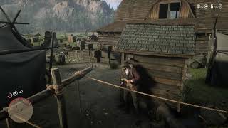 Red Dead Redemption 2  ODricoll Gang Hideout Hanging Dogs Ranch LocationShootout [upl. by Duax]