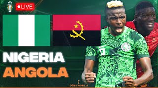 🔴🇳🇬🇦🇴 NIGERIA  ANGOLA LIVE  🚨LES 14 DE FINALES LES SUPER EAGLES FACE A LANGOLA  CAN 2024 LIVE [upl. by Natsyrt]