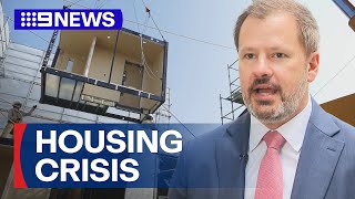 Australia’s housing crisis could be about to get worse  9 News Australia [upl. by Gans]