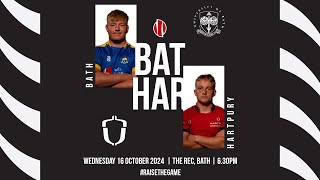 Bath vs Hartpury  Mens BUCS Super Rugby [upl. by Stedt273]