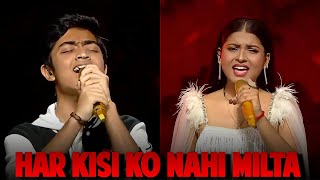 Har Kisi Ko Nahi Milta  Shubh X Arunita Performance Superstar Singer 3 Reaction [upl. by Aicinad]