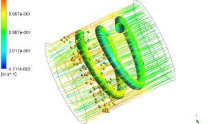 Heat Exchanger Simulation with ANSYS CFX [upl. by Ridglee]