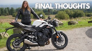 Final thoughts on the Triumph Street Triple 765 R  Would I prefer the RS [upl. by Aihseyk]