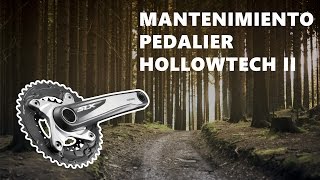 Mantenimiento Pedalier Hollowtech II [upl. by Riatsila]