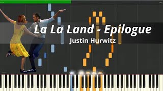 🎵 La La Land  Epilogue  Piano Tutorial Synthesia [upl. by Ayatnohs]