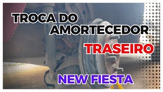 Troca do Amortecedor Traseiro New Fiesta [upl. by Leaj666]