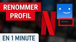 Comment modifier le nom dun profil Netflix [upl. by Yrreg]