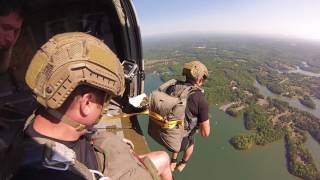 US ARMY RANGER WATER JUMP [upl. by Gnni398]