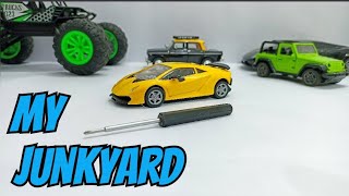 Diecast Cars  Toys Onboard  Stripping away the Lamborghini  Diecast Disassembly [upl. by Tillion]