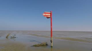 Ebbe vor Cuxhaven Duhnen  Wanderung auf dem Meeresgrund [upl. by Eelidnarb]