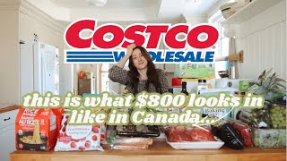 Huge Monthly Costco Haul For Our Family of 6 In Canada [upl. by Docia596]