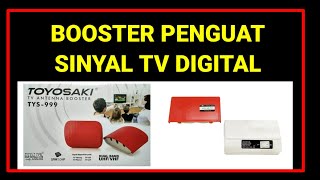 BOOSTER PENGUAT SINYAL TV DIGITAL [upl. by Mead]