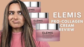 Elemis PROCOLLAGEN Rose Marine Cream Review  Nadia Vega [upl. by Eifos]