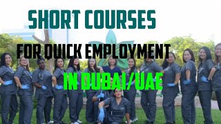 COURSES FOR QUICK EMPLOYMENT IN DUBAIUAE  CAREGIVER  CNA  BEST SCHOOLS  dubai uae [upl. by Melvena]