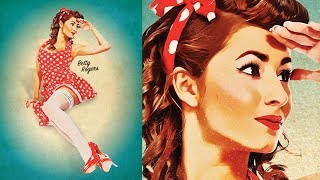 How To Create a Retro PinUp Poster in Photoshop [upl. by Eleirbag]